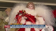 Secret Santa paying off layaway purchases at Kmart - YouTube