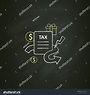 Closing Tax Loopholes Chalk Icon Tax Stock Vector (Royalty Free ...