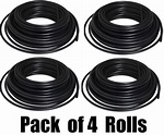 (4) rolls Dial 4296 50' x 1/4" OD Black Poly Water Supply Line Tube ...