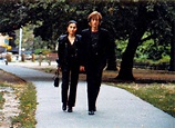 John Lennon walking in Central Park | John lennon and yoko, John lennon ...
