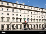 Palazzo Chigi in Rome - Residence of the Italian Prime Minister Stock ...