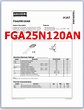 FGA25N120AN PDF Datasheet - 1200V, 25A, IGBT, Transistor