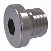 DIN 908 - Screw plugs with collar and hexagon socket, cylindrical thread