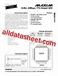 MAX1171 Datasheet(PDF) - Maxim Integrated Products