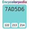 #7ad5d6 헥스 색상 코드 스킴, 챠트, 팔레트, 페인트 & 그림 물감