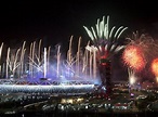 Fireworks during the Olympics London 2012 Closing Ceremony - London ...