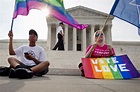 Same-sex marriage supporters hail Supreme Court ruling - CBS News