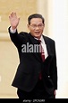 Chinese Premier Li Qiang, waves as he walks ahead of Chinese Vice ...