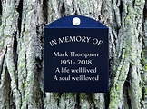 Memorial Tree Plaque Personalized Tree Sign in Memory of - Etsy UK