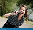 Girl singing stock image. Image of girl, enjoyment, female - 24716577
