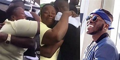 Mother cries as her son returns home after 5 years in Canada (video)