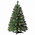 Holiday Time Pre-Lit Winston Pine Artificial Christmas Tree, Multicolor ...