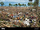 Searching for survivors after 2009 tsunami, Samoa Stock Photo - Alamy