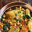 Indian-Spiced Chicken with Chickpeas and Spinach