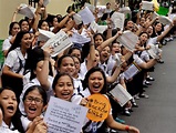 Bring Back Our Girls: 4,000 Filipino students rally for release of ...