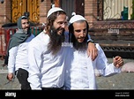 Uman, Ukraine. 26th Sep, 2022. Ultra-Orthodox Jewish pilgrims are seen ...