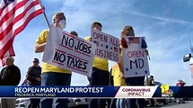 Dozens of Reopen Maryland protesters rally from Frederick to Salisbury ...