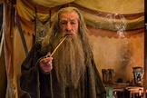 Ian McKellen as Gandalf having a smoke in the final Hobbit f | Cultjer