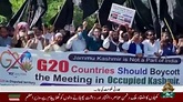 Hundreds rally in Pakistan-ruled Kashmir against India G20 meet | Amu TV