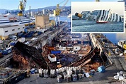 Tragic Costa Concordia cruise liner which capsized killing 32 people ...
