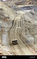 Excavation open pit mine Kennecott, copper, gold and silver mine ...