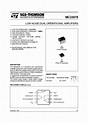 MC33078N_30909.PDF Datasheet Download --- IC-ON-LINE