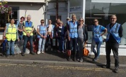 Litter pickers take to the streets to clean up town