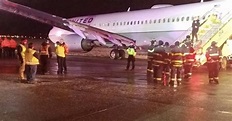 Jet slides off taxiway at DIA