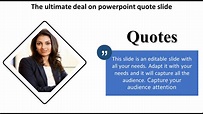 Quote Template For Powerpoint Presentation Slidebazaar - Riset