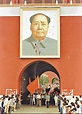 Portrait of Mao Zedong at Tiananmen defaced with paint by the ...