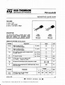 SGS-Thomson Microelectronics P0102 Series Datasheets. P0102DA5AA4 ...