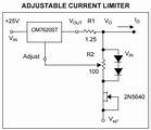 Typical Application Circuit for OM7620ST 1.5 Amp High Voltage Positive ...