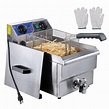 Yescom 11.7L 1500W Commercial Electric Deep Fryer Machine Countertop ...