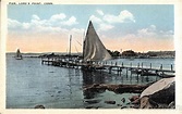 Pier Lords Point, CT Postcard