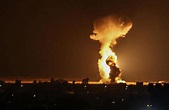Israel responds to fireballs from Gaza Strip with strike by fighter ...