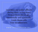 Prayer of protection for police officers - Unite in Prayer