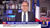François Hollande sur la présence militaire française au Mali: "Si j ...