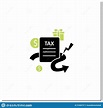 Closing Tax Loopholes Glyph Icon Stock Vector - Illustration of ...