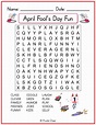 April Fool's Day Word Search - Very Easy - Puzzle Cheer