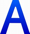 Letter A PNG images free download, a png