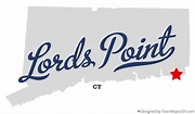 Map of Lords Point, CT, Connecticut