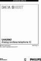 UAA2062 datasheet - UAA2062; Analog Cordless Telephone ic