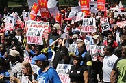 13 Powerful Photos Of McDonald's Workers Protesting For Better Pay ...