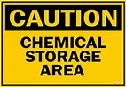Chemical Storage Area Sign - SafetyKore.com