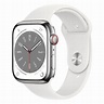 Pre Order Apple Watch S8 Cellular 45mm - White Sport Band Price in KSA ...