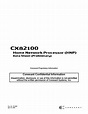 CX82100 PDF, CX82100 Hoja de datos -Conexant Systems DatsheetQ ...