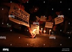 Manila, Philippines. 14th Oct, 2014. Activists light candles during a ...