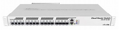 Mikrotik Cloud Router Switch CRS317-1G-16S+RM is an 16 port SFP+ switch ...