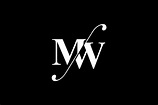 MW Monogram Logo design By Vectorseller | TheHungryJPEG.com