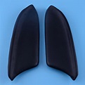 CITALL Black Artificial Leather 1 Pair Car Door Panel Armrest Covers ...